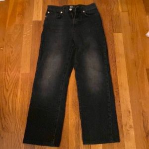 Urban outfitters black wide leg jeans
